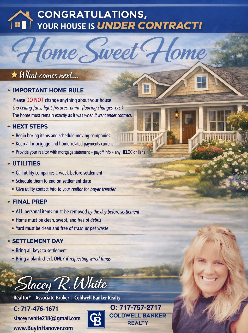 Prepare For Settlement - Sellers